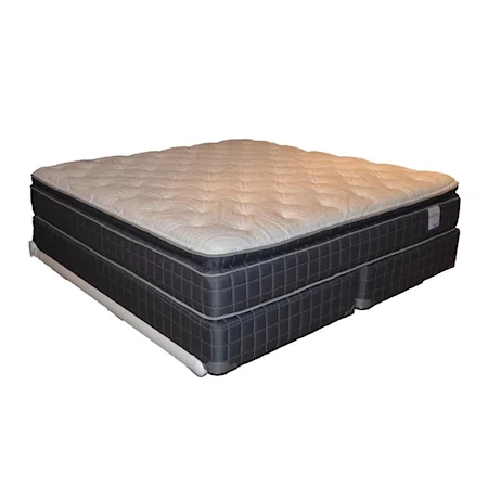 Twin 135 Pillow Top Mattress and Box Spring